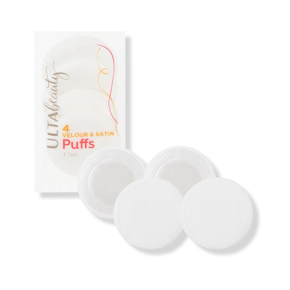 ❗️LAST 1❗️🤎5 For $25🤎 ULTA BEAUTY Velour & Satin Puffs 4 Count